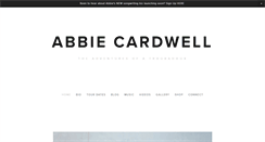 Desktop Screenshot of abbiecardwell.com