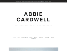 Tablet Screenshot of abbiecardwell.com